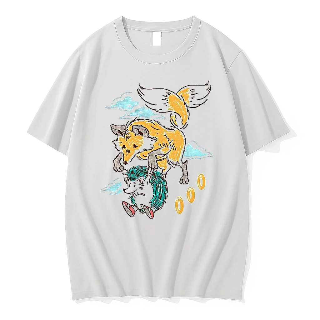 The Hedgehog And Fox Animal Co Op Cartoon Woman Shirts