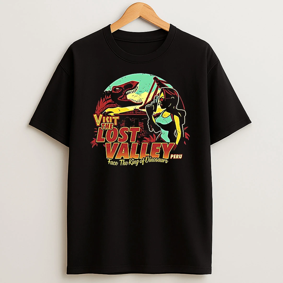 The Lost Valley Face The King Of Dinosaurs Woman Shirts