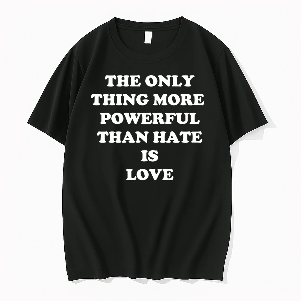 The Only Thing More Powerful Than Hate Is Love Bad Bunny Shirts