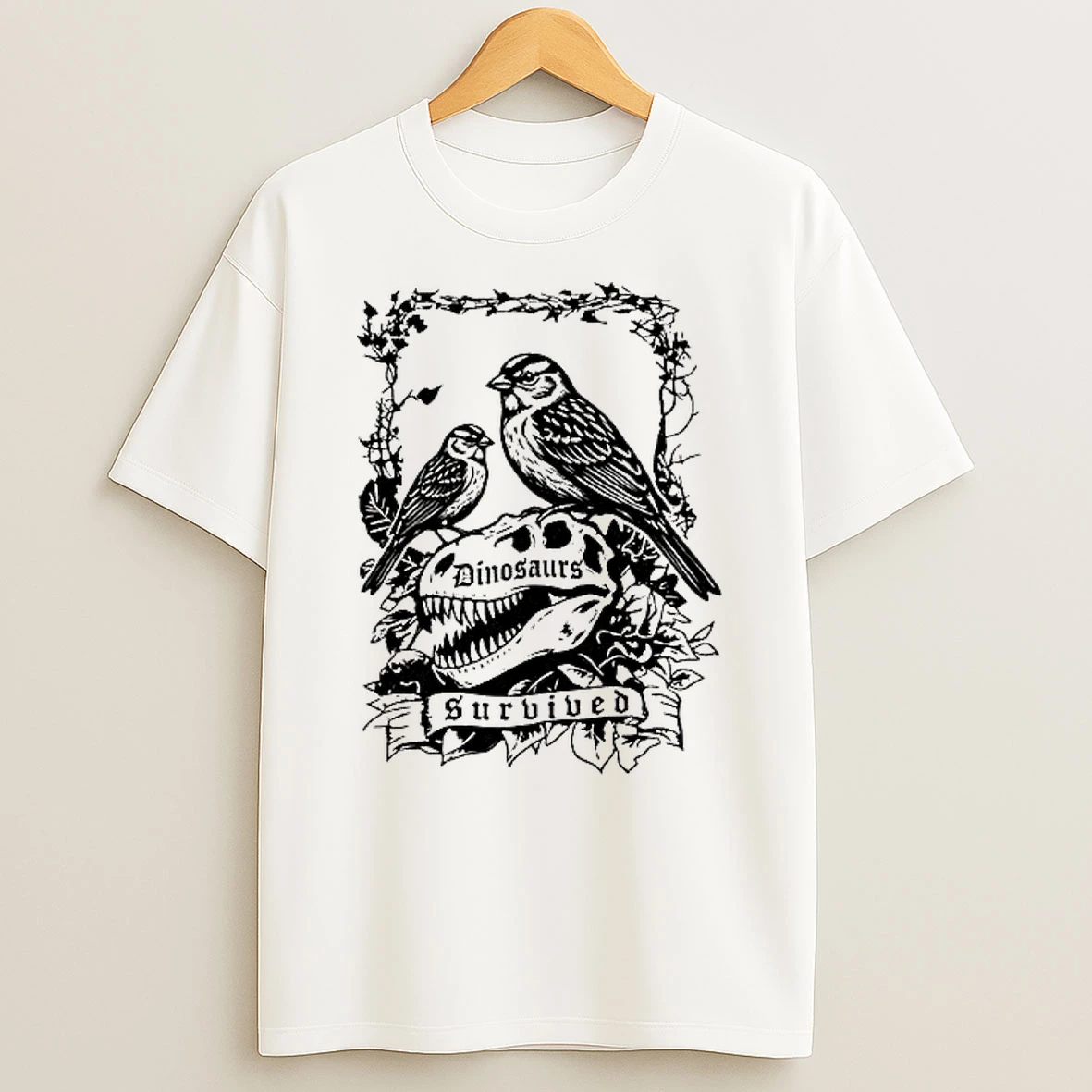 The Survival Of Dinosaurs Sketch Woman Shirts