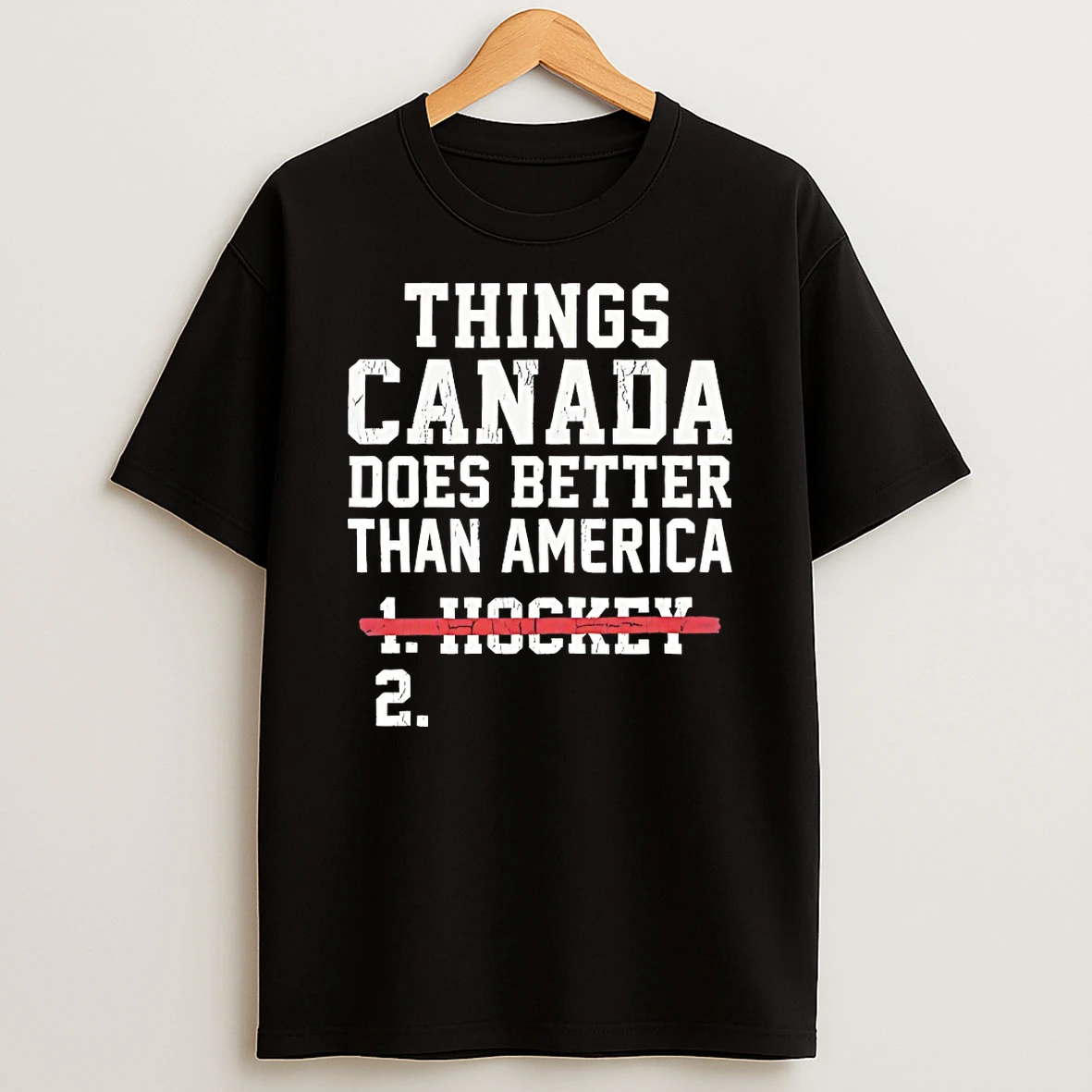 Things Canada Does Better Than America Ice Hockey Shirts