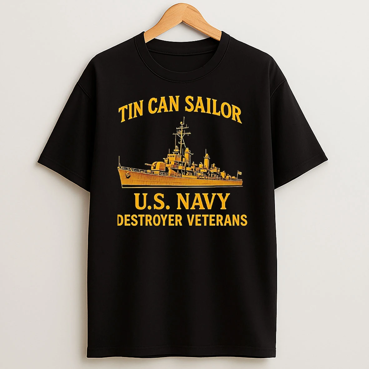 Tin Can Sailor Us Navy Destroyer Veterans Shirts