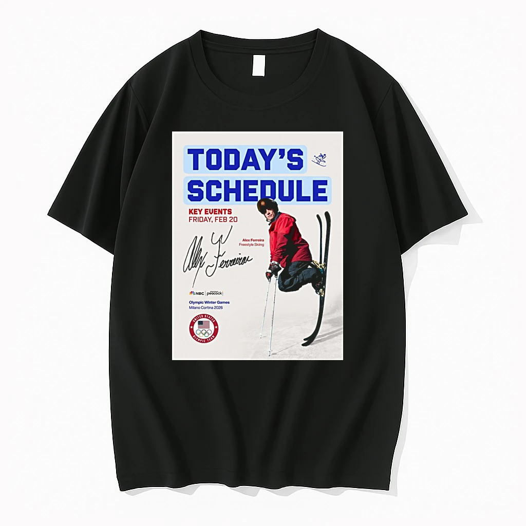 Todays Schedule Key Events Feb 20 Alex Ferreira Freestyle Skiing Signature Shirts