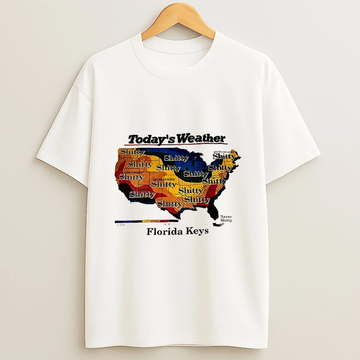 Todays Weather Florida Keys Woman Shirts