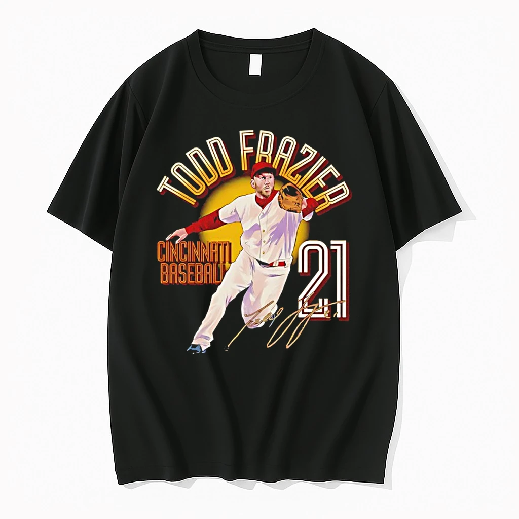 Todd Frazier 21 Cincinnati Reds Name And Number Signature Shirts