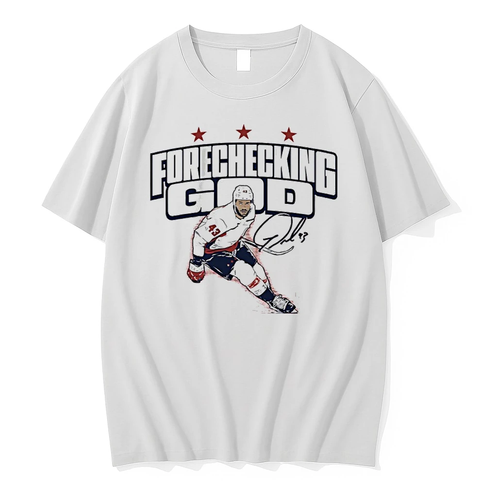 Tom Wilson Forechecking God Signature Shirts