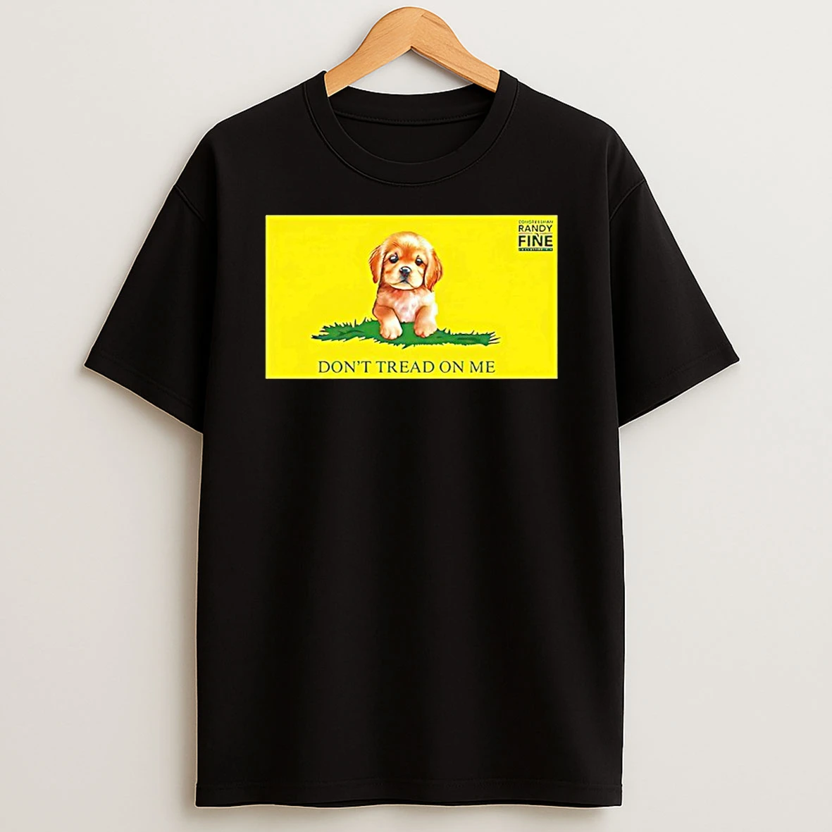 Tommy Robinson Dog Dont Tread On Me Shirts