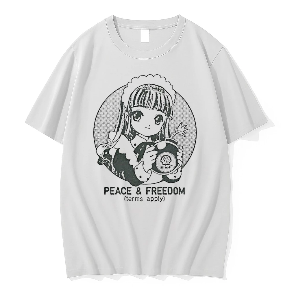 Tomoyo Daidouji Peace And Freedom Terms Apply Shirts