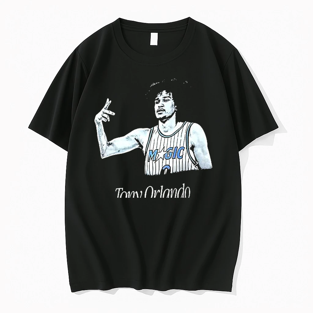 Tony Orlando Magic Basketball Graphic Woman Shirts