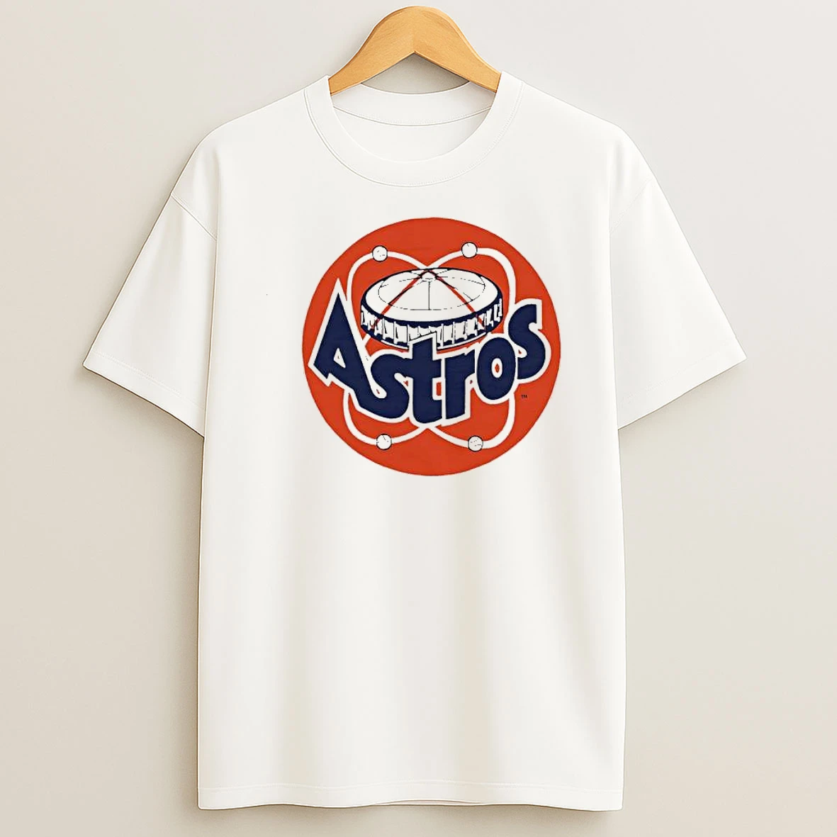 Topps Houston Astros Dome And Orbit Graphic Cotton Shirts