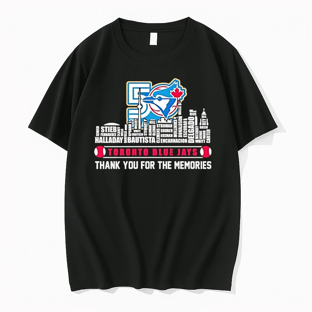 Toronto Blue Jays Names Legends City Thank You For The Memories Skyline Shirts