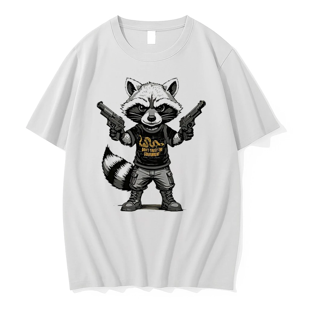 Trash Panda With Gun Doesnt Trust The Government Shirts