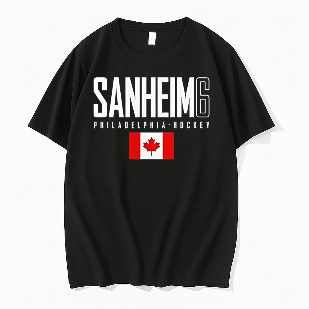 Travis Sanheim 6 Philadelphia Flyers Canada Flag Elite Shirts