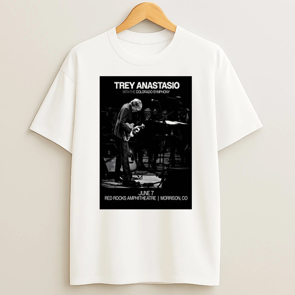 Trey Anastasio June 7 2026 Red Rocks In Morrison Co Shirts