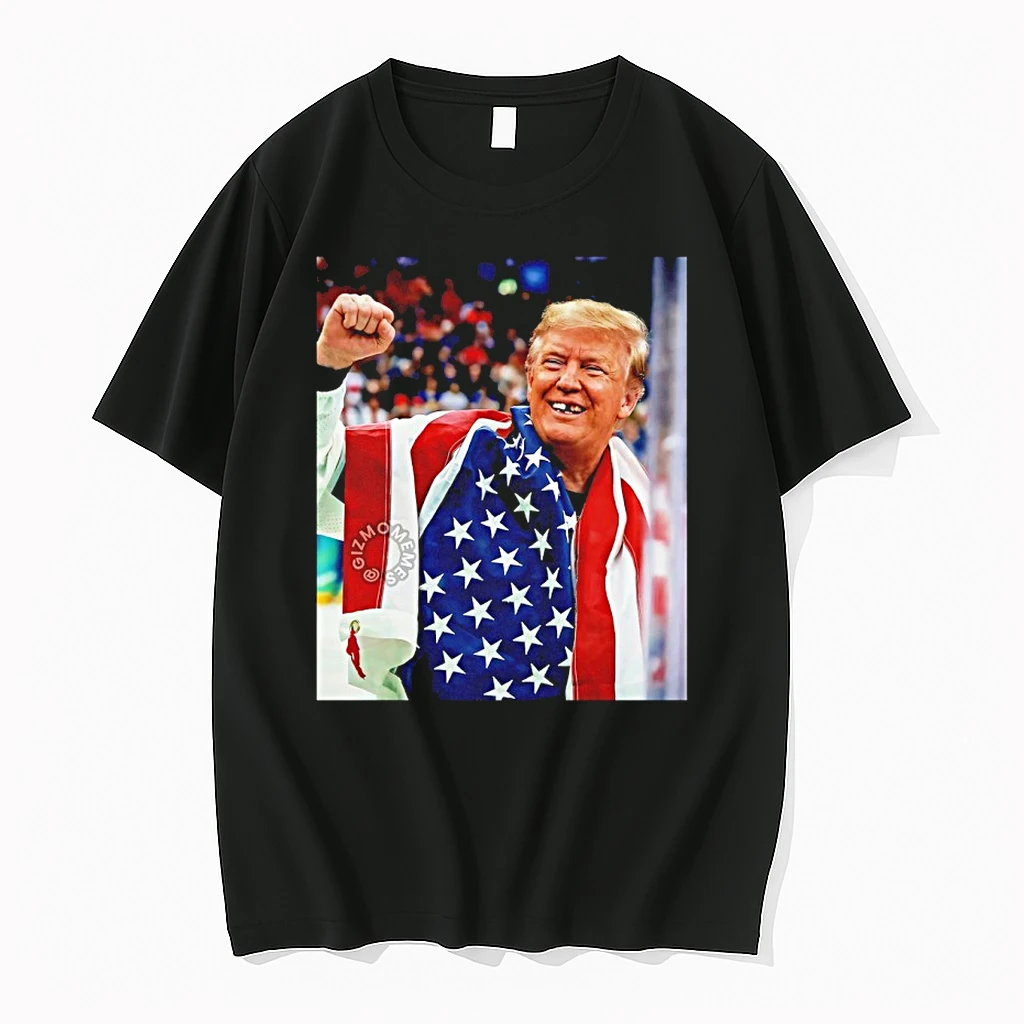 Trump U S Hockey Olympic 2026 Jack Hughes Parody Shirts