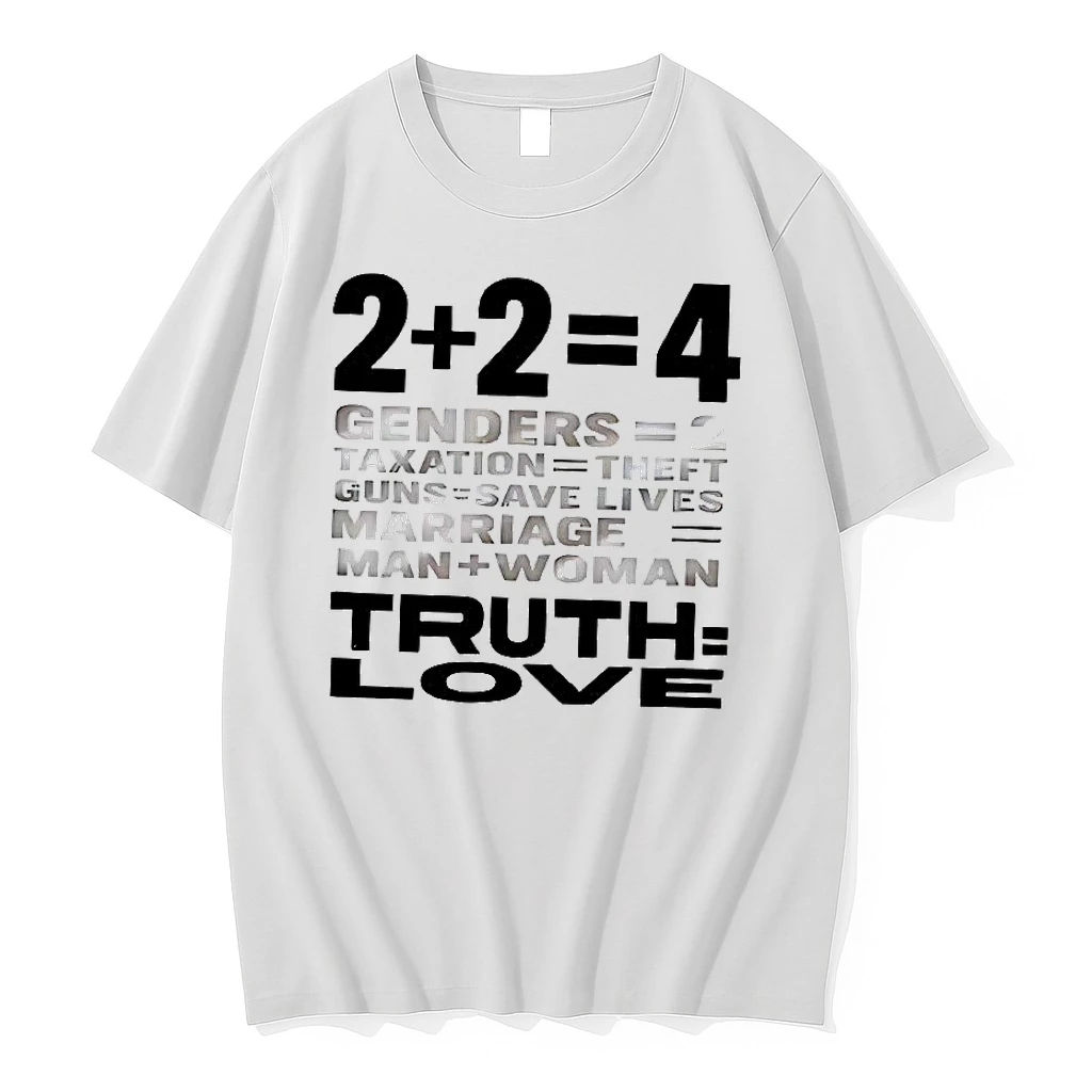 Truth Equal Love Marriage Equal Man Plus Woman Sarcastic Woman Shirts
