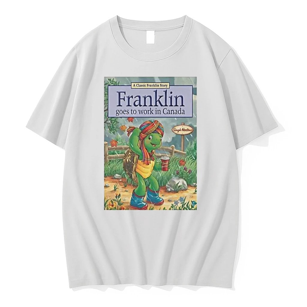 Turtle Franklin Goes To Work In Canada Shirts