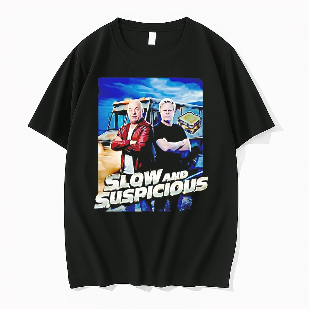 Tyler Florence And Tommy Tomozawa The Great Food Truck Race Slow And Suspicious Shirts