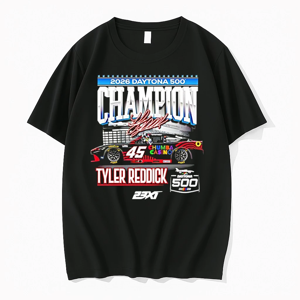 Tyler Reddick 2026 Daytona 500 Champion Signature Shirts