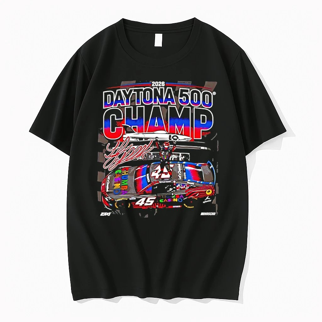 Tyler Reddick 23xi Racing 2026 Daytona 500 Champion Signature Shirts