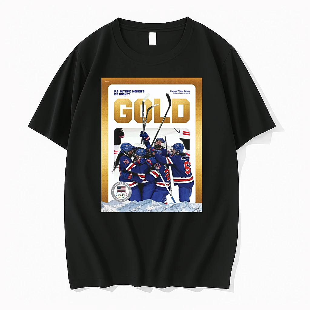 U S Olympic Womens Ice Hockey Olympic Winter Games Milano Cortina 2026 Gold Medal Shirts