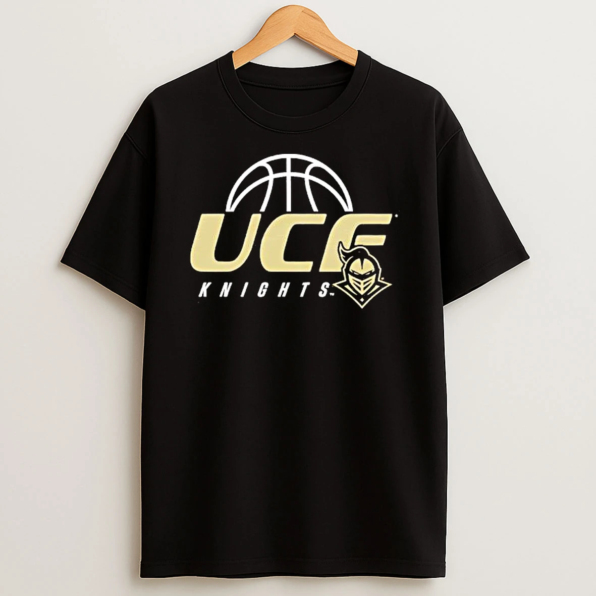 Ucf Knights Gold Logo White Basketball Knight Helmet Shirts