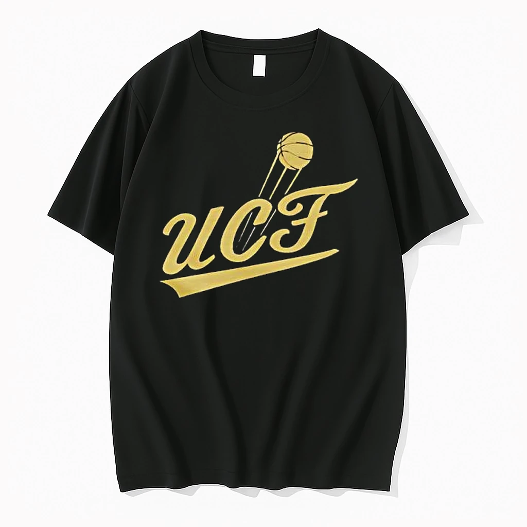Ucf Knights Script Graphic With Basketball Motion Shirts