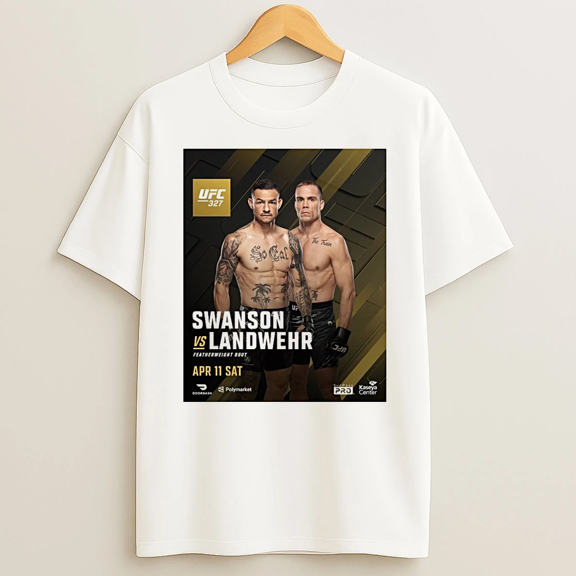 Ufc 327 Swanson Vs Landwehr Featherweight Bout April 11 2026 At The Kaseya Center Shirts