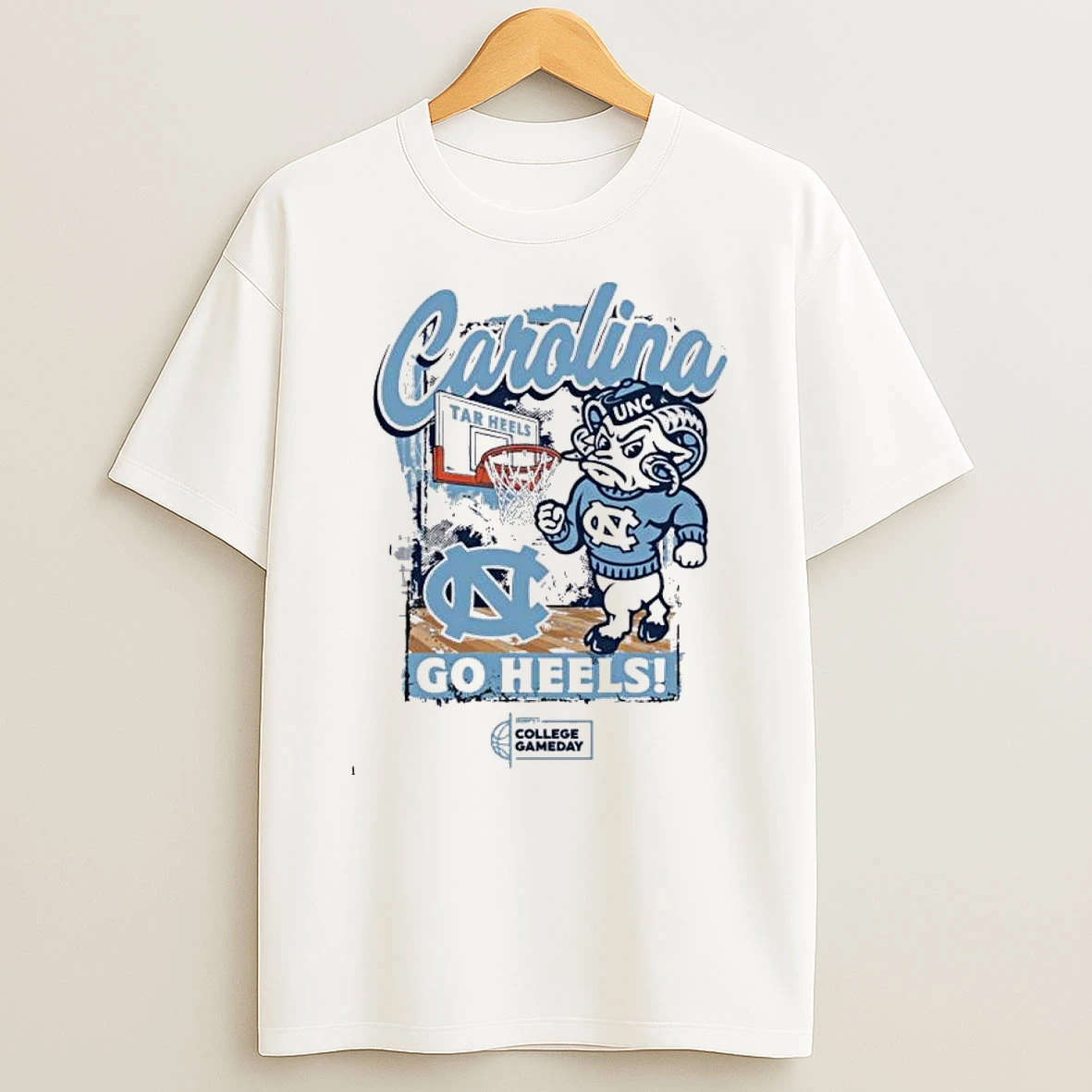 Unc Basketball College Gameday Mascot Shirts