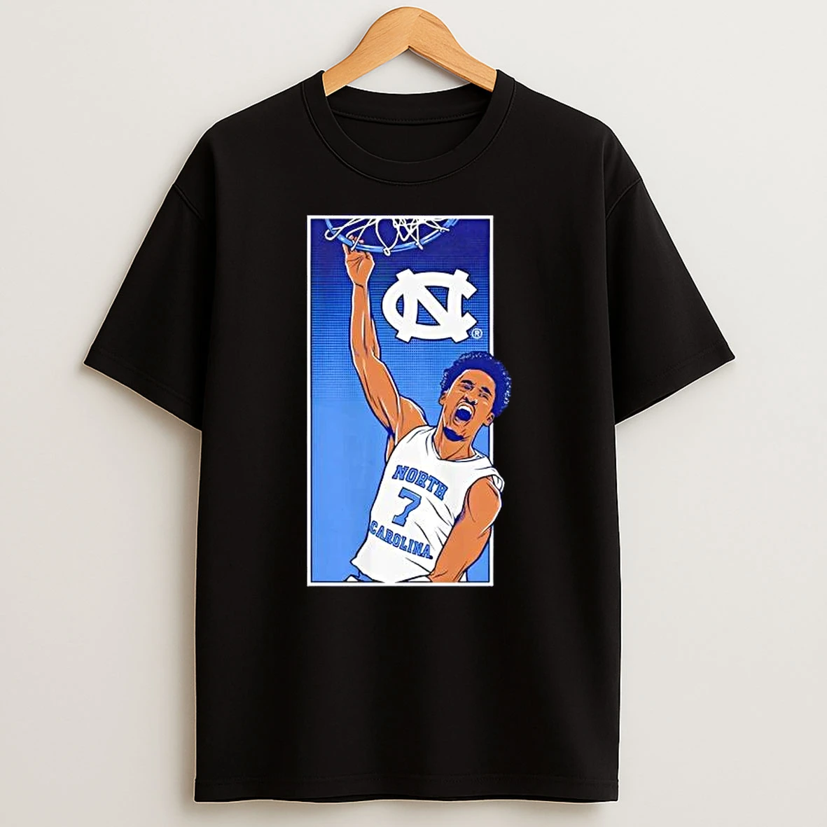 Unc Tar Heels Basketball Seth Trimble Signature Slam Shirts