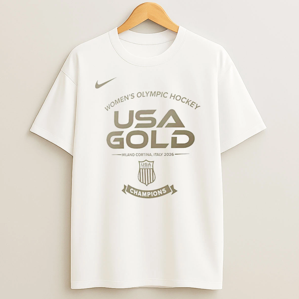 Usa Gold Womens Olympic Hockey Champions 2026 Shirts