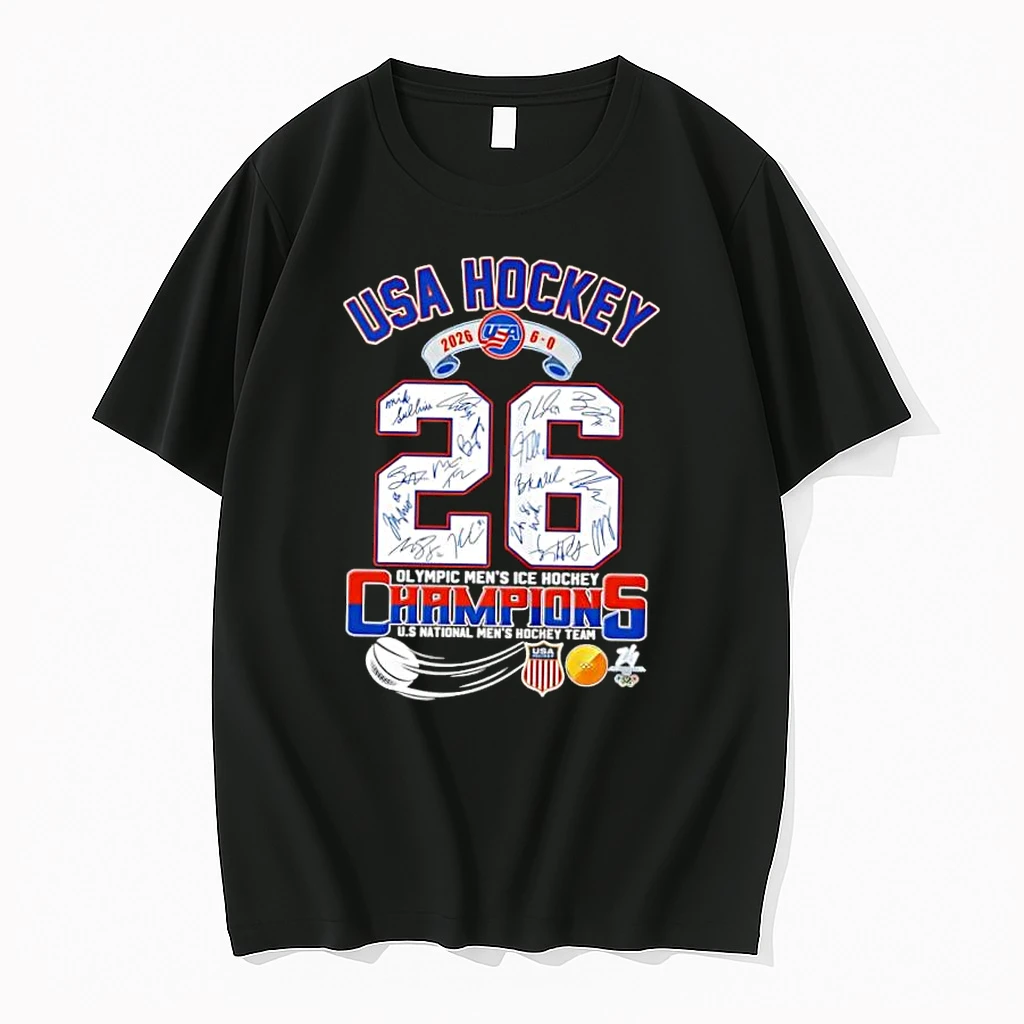 Usa Hockey 2026 Olympic Mens Ice Hockey Champions Shirts