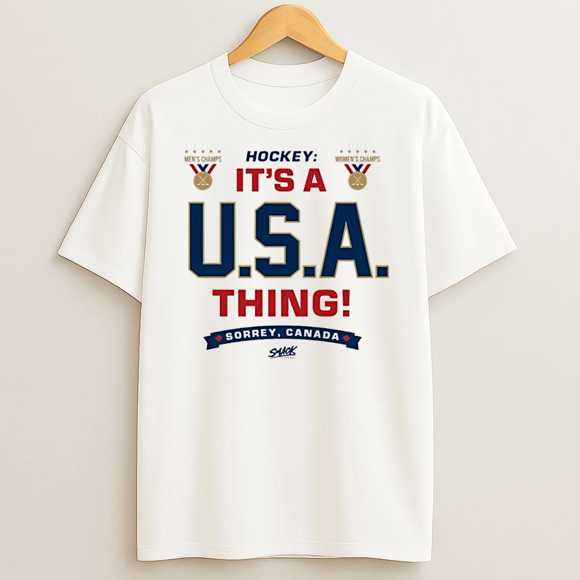 Usa Hockey Its A U S A Thing Sorrey Canada Shirts