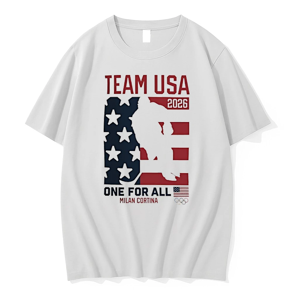 Usa Hockey One For All 2026 Winter Olympics Heart Of Gold Shirts