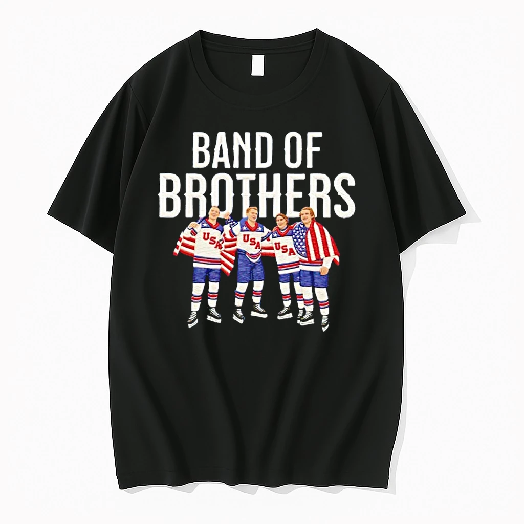 Usa Hockey Team Band Of Brothers Champions Shirts
