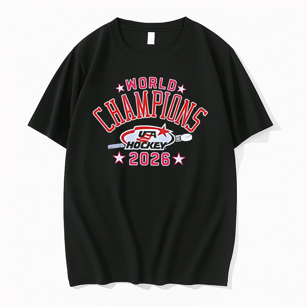 Usa Hockey World Champions 2026 Logo Shirts