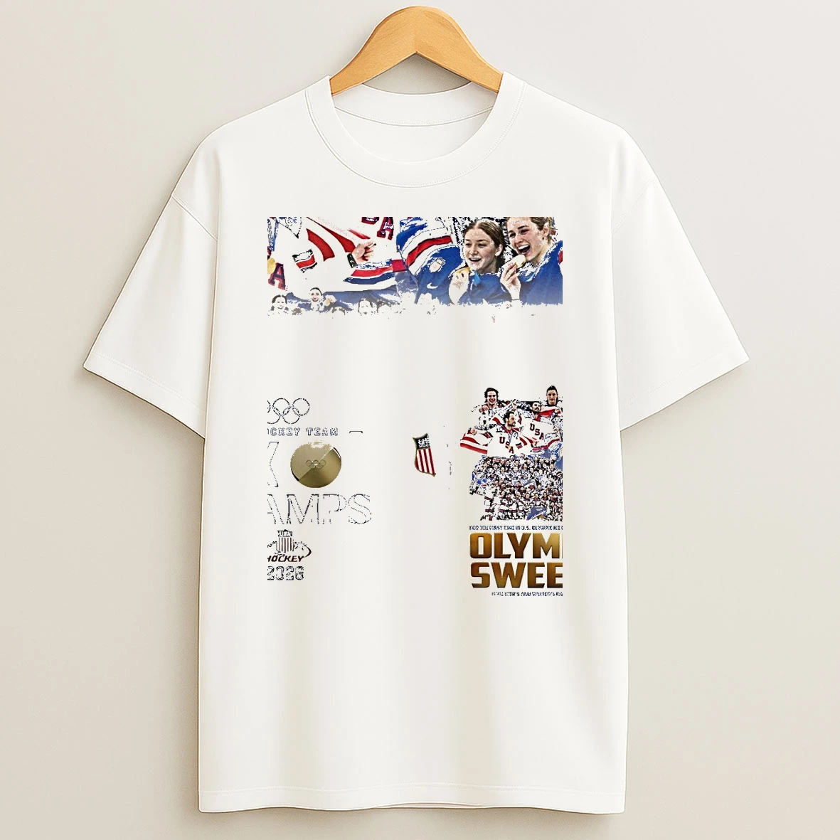 Usa Olympic Team 2026 Sweep Gold Medals Squad Shirts