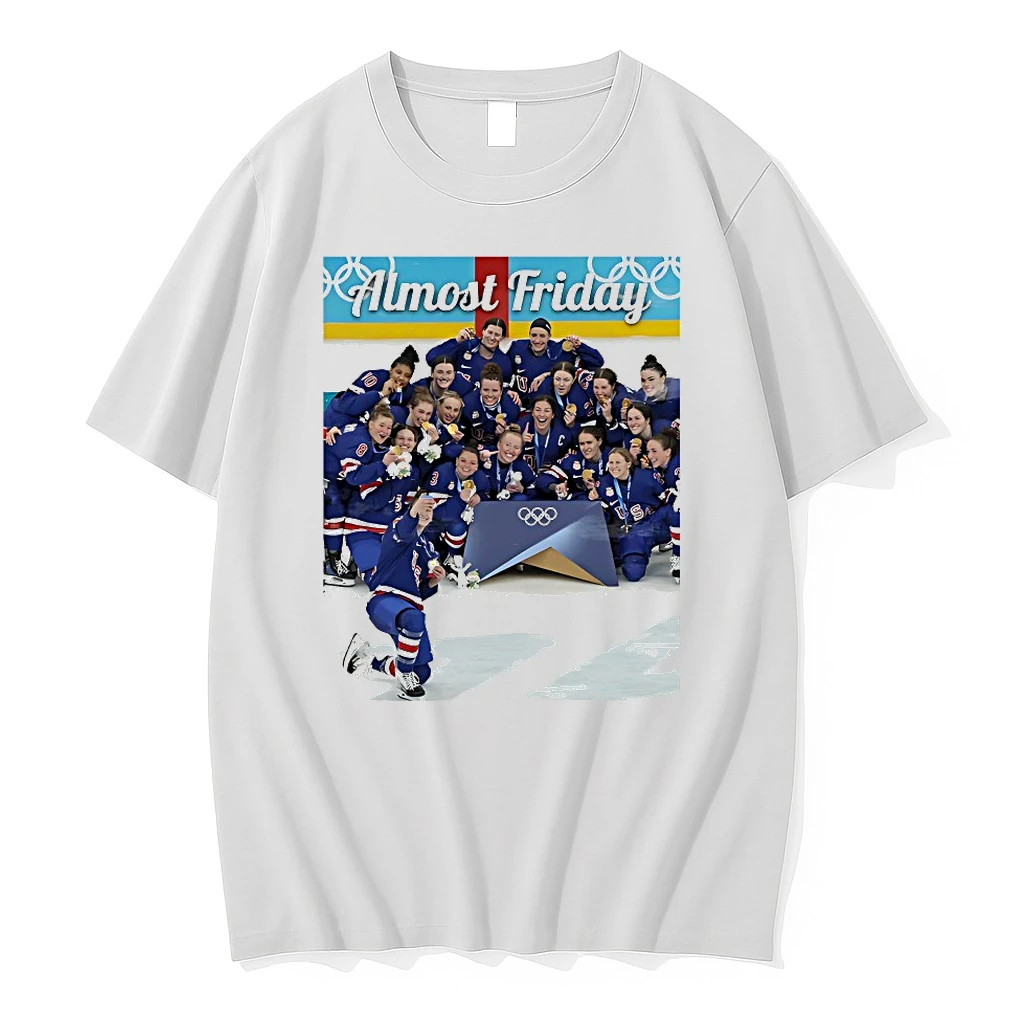 Usa Hockey Selfie Almost Friday Shirts