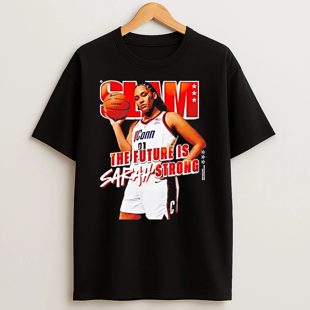 Uconn Huskies Slam The Future Is Sarah Strong Tee Shirts