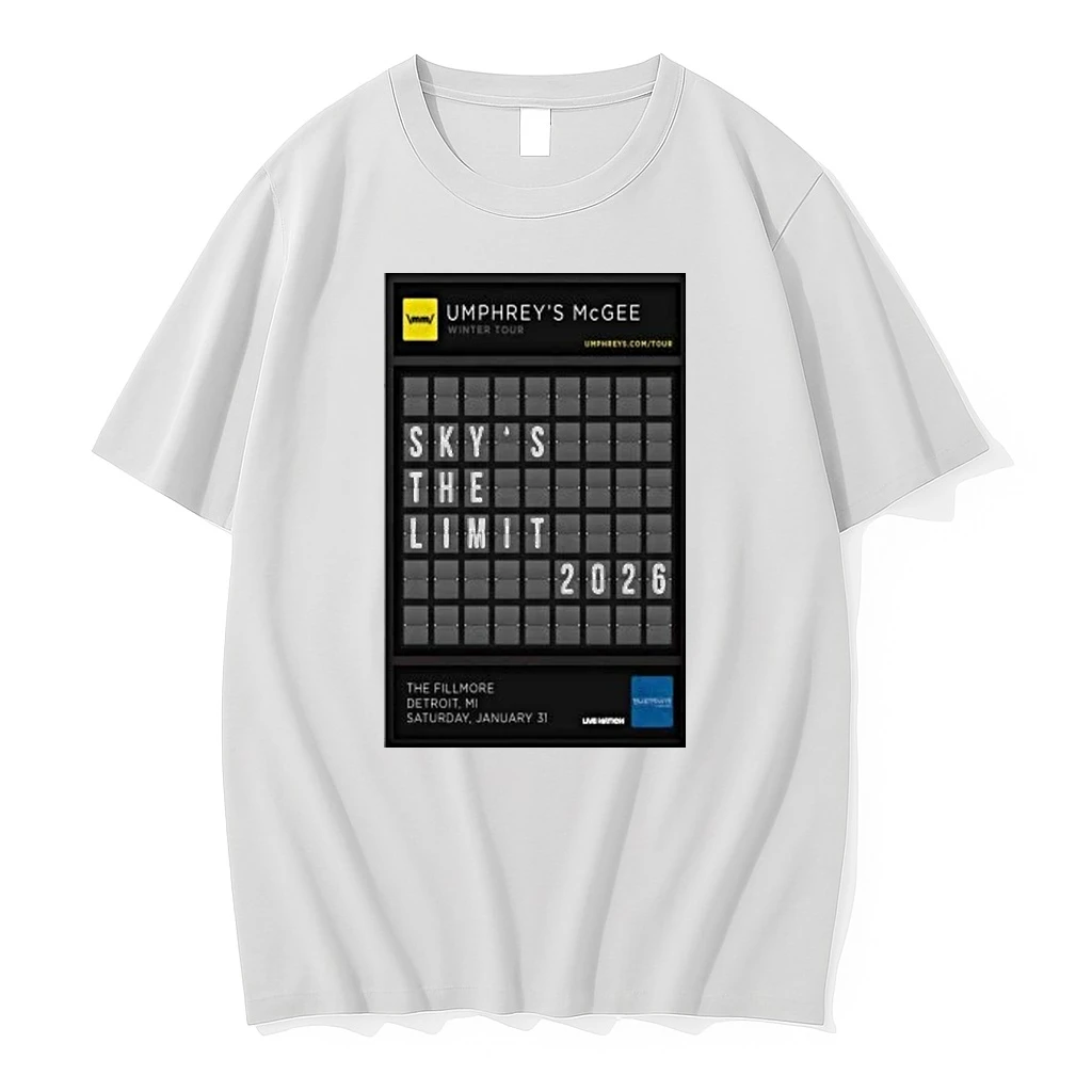 Umphreys Mcgee Jan 31 2026 Detroit The Fillmore Shirts
