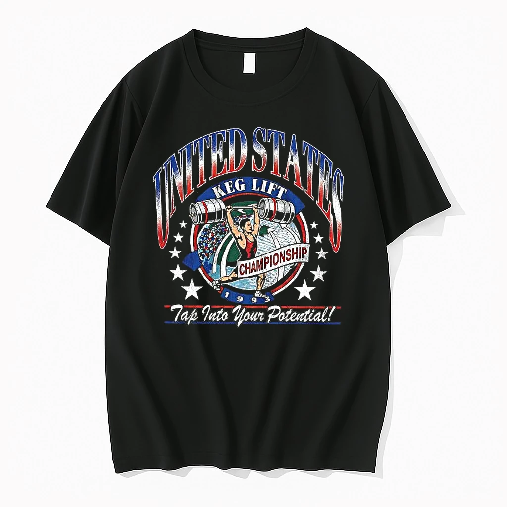 United States Keg Lift Championship 1993 Tap Into Your Potential Vintage Woman Shirts