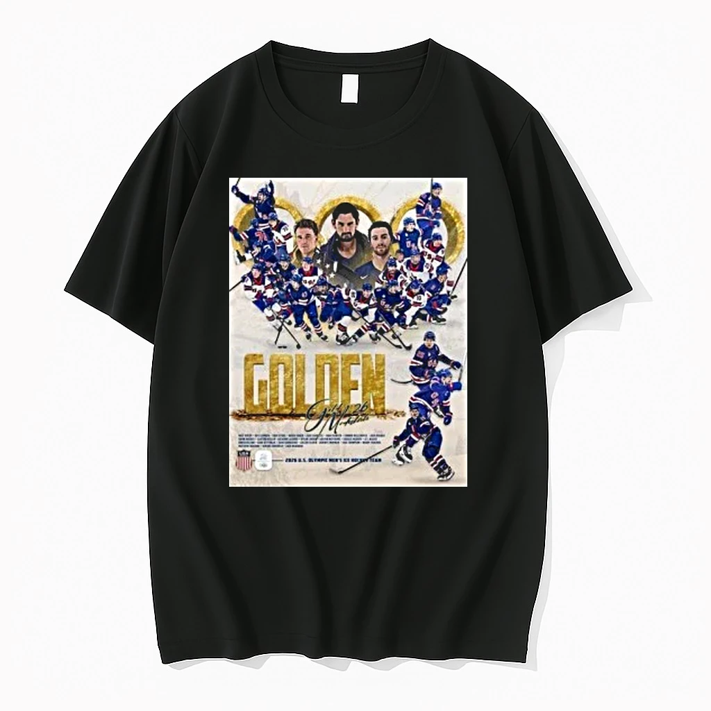 Usa Mens Olympic Hockey Team 2026 Winter Olympic Gold Medal Champions Shirts