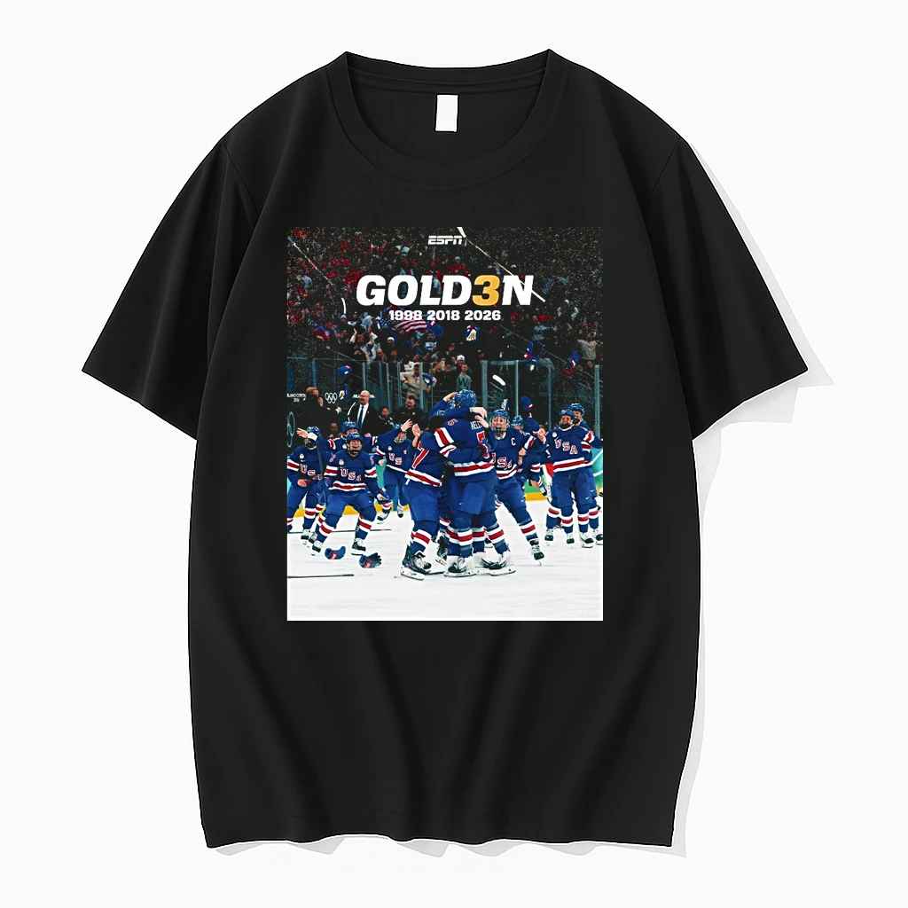 Usa Womens Hockey Will Take Home The Gold For The Third Time 1998 2018 2026 Shirts