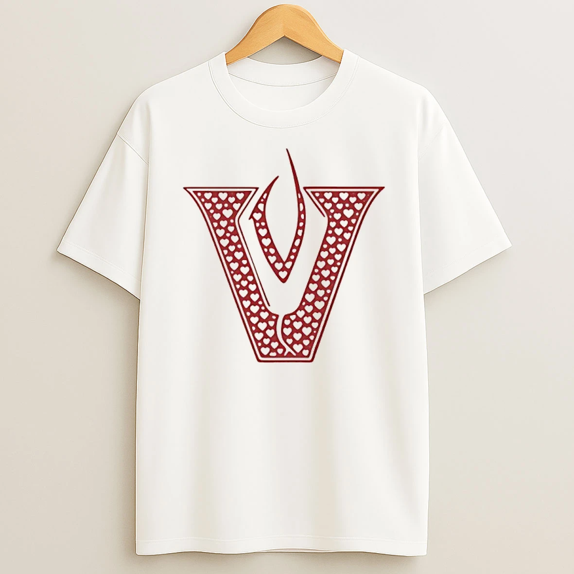 Vandegrift Crown Trio Valentines Heart Logo Shirts