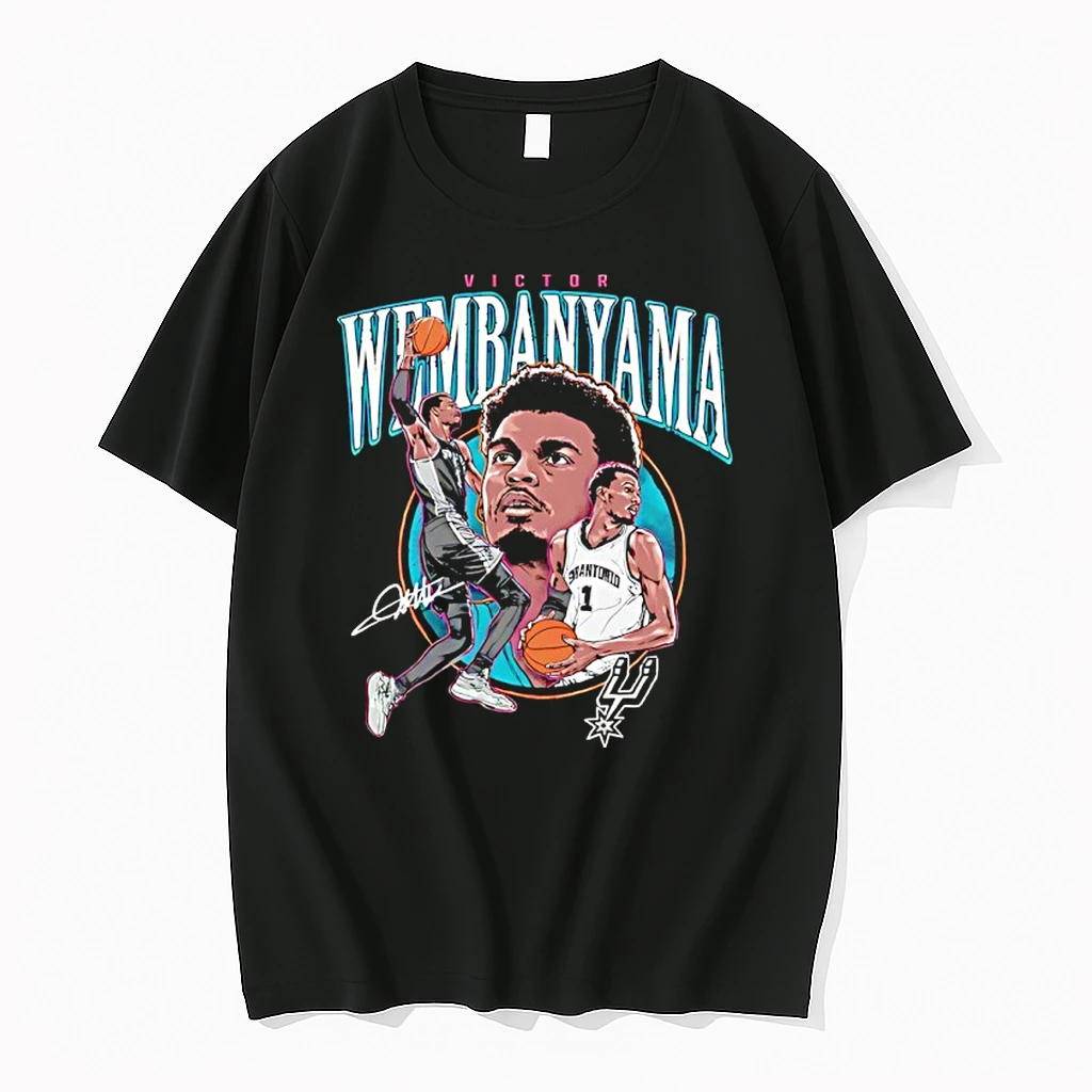 Victor Wembanyama San Antonio Spurs Player Collage Signature Shirts