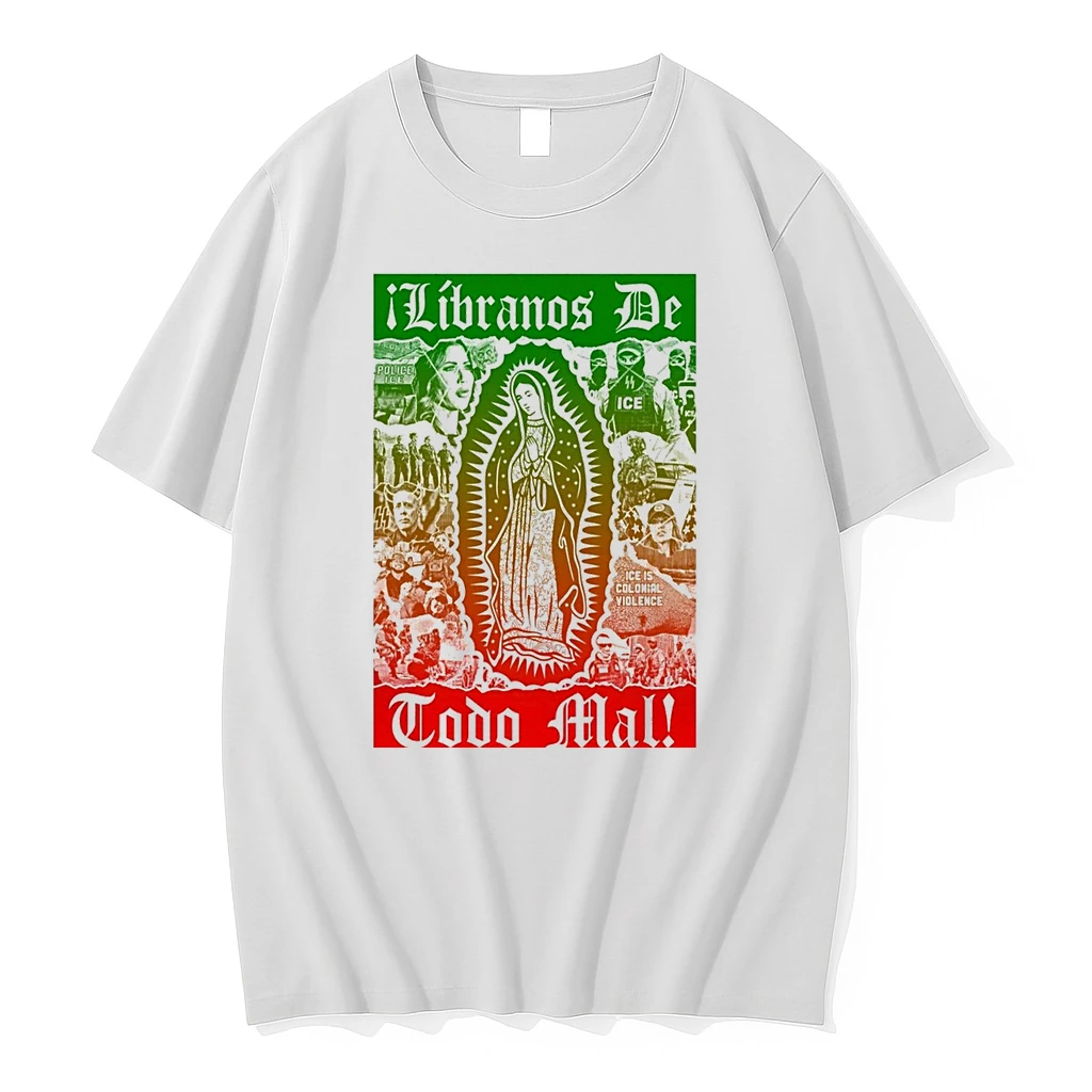 Virgencita Libranos Ice Is Colonial Violence Shirts
