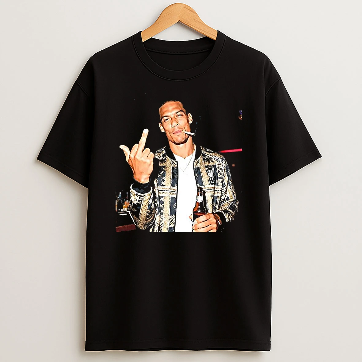 Virgil Van Dijk After Hours Middle Finger Woman Shirts