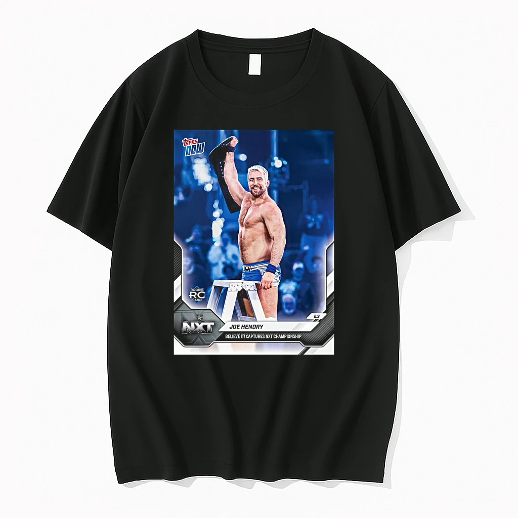 Wwe Nxt Joe Hendry Believe It Captures Nxt Championship Topps Now Shirts