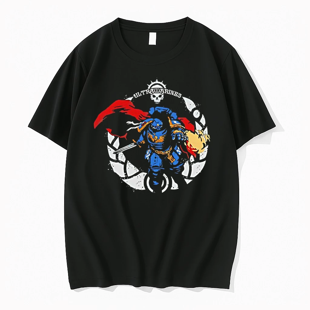 Warhammer Ultramarines To Go With Helmet Shirts