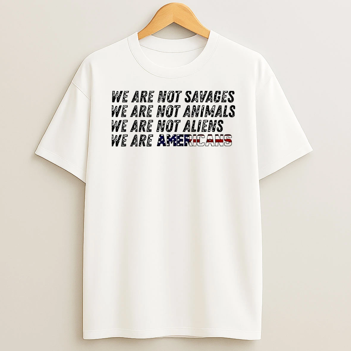 We Are Not Savages We Are Not Animals Bad Bunny Ice Out Shirts
